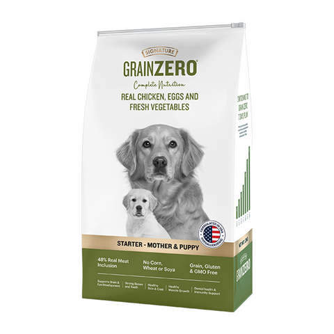 Signature - Grain Zero - Chicken, Eggs & Fresh Vegetables - Starter - mother & Puppy (All Breed Formula)