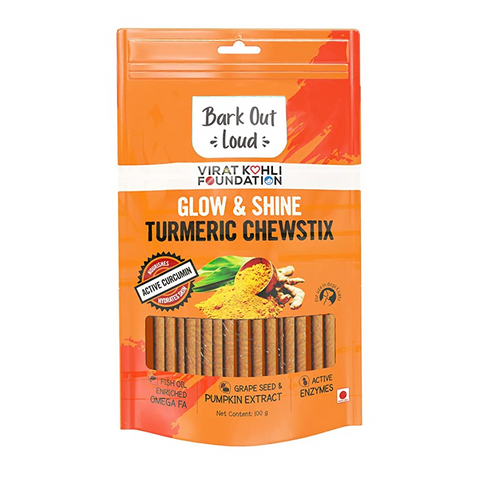 Bark Out Loud - Glow & Shine Turmeric Chewstix - Dogs & Cats