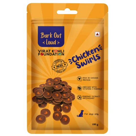 Bark Out Loud - Flake Chicken Swirls - Treats For Dogs