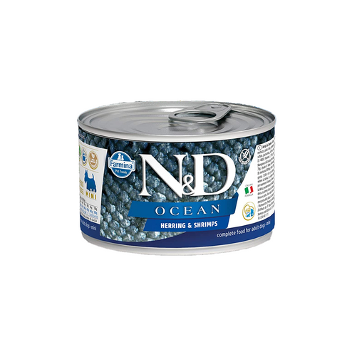 Farmina N&D Ocean - Herring & Shrimp - Adult Dog Wet Food - Mini Breed