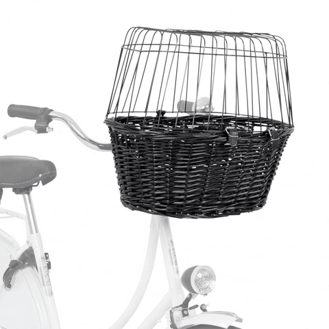 Trixie - Front Bicycle Basket - Willow Material - For Pet Carrier