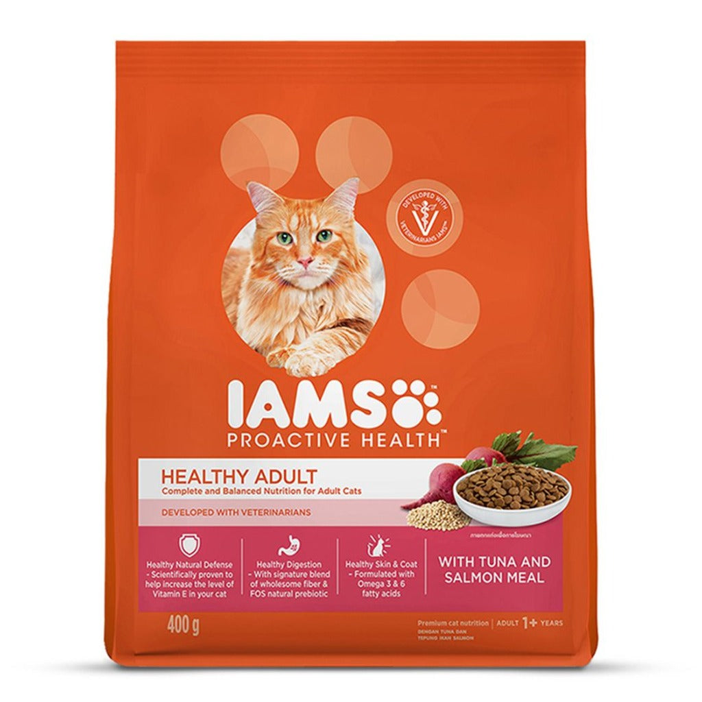 IAMS - Proactive Health - Healthy Adult - 1+ Years - Tuna & Salmon Meal - Cat Dry Food