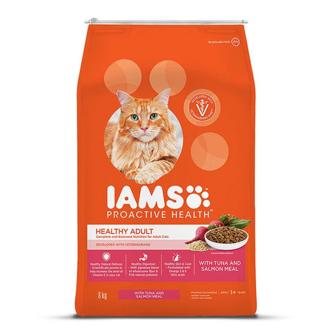 IAMS - Proactive Health - Healthy Adult - 1+ Years - Tuna & Salmon Meal - Cat Dry Food