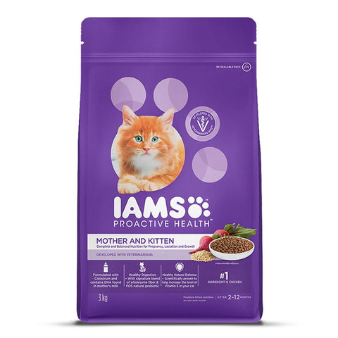 IAMS - Proactive Health - Mother & Kitten - 2-12 Months - Premium with Chicken - Dry Cat Food