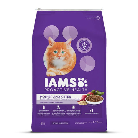 IAMS - Proactive Health - Mother & Kitten - 2-12 Months - Premium with Chicken - Dry Cat Food