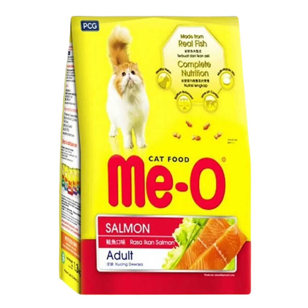 Me-O - Salmon Flavor - +1 Year - Adult Dry Cat Food