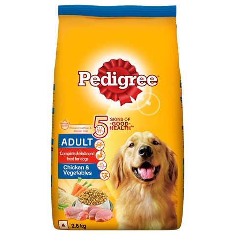 Pedigree Adult Chicken & Vegetables Dry Dog Food