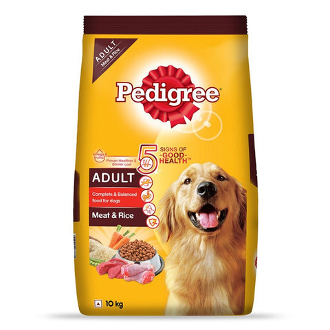 Pedigree Adult Meat & Rice Dry Dog Food