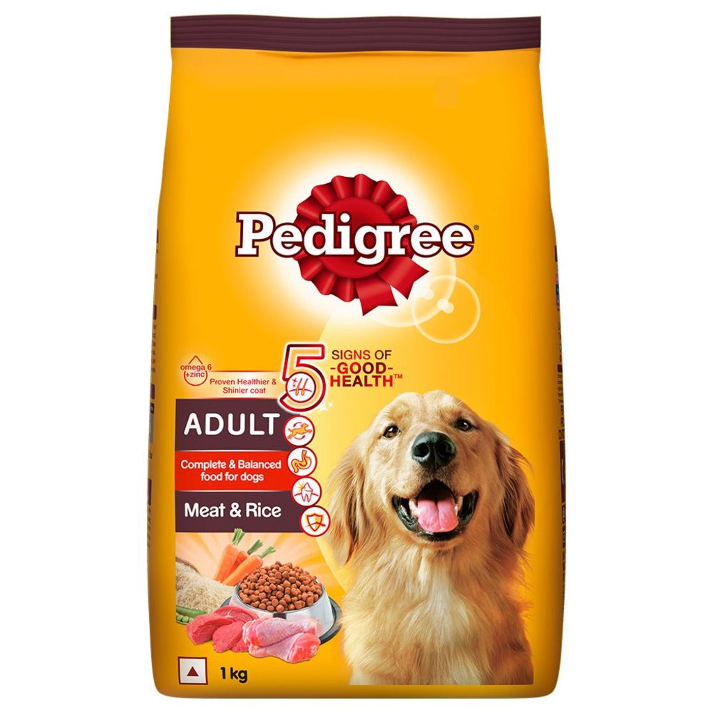 Pedigree Adult Meat & Rice Dry Dog Food