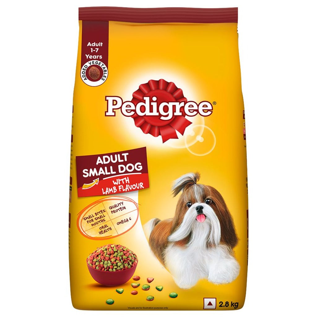 Pedigree Adult Small Dog Lamb & Veg Flavour Dry Dog Food