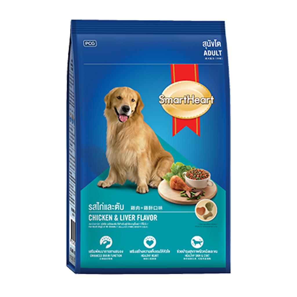 SmartHeart - Chicken & Liver Flavor - Adult Dog Dry Food