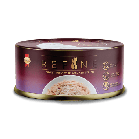 Smart Heart - Refine - Tuna with Chicken Strips - Adult Wet Cat Food