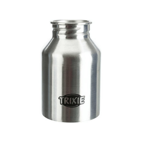 Trixie - Bottle with Bowl - Stainless Steel/Plastic