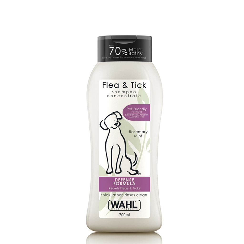 WAHL FLEA & TICK SHAMPOO - ROSEMARY MINT