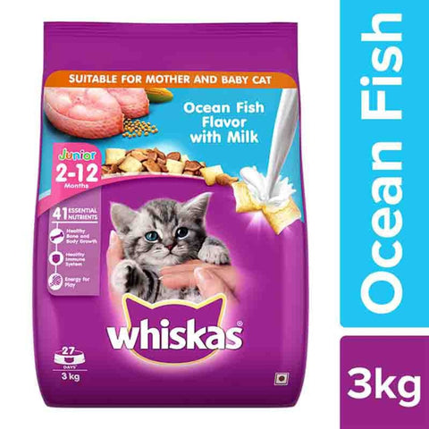 Whiskas Kitten 2-12 months Ocean Fish Dry Cat Food